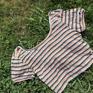 Volcom crop tee shirt